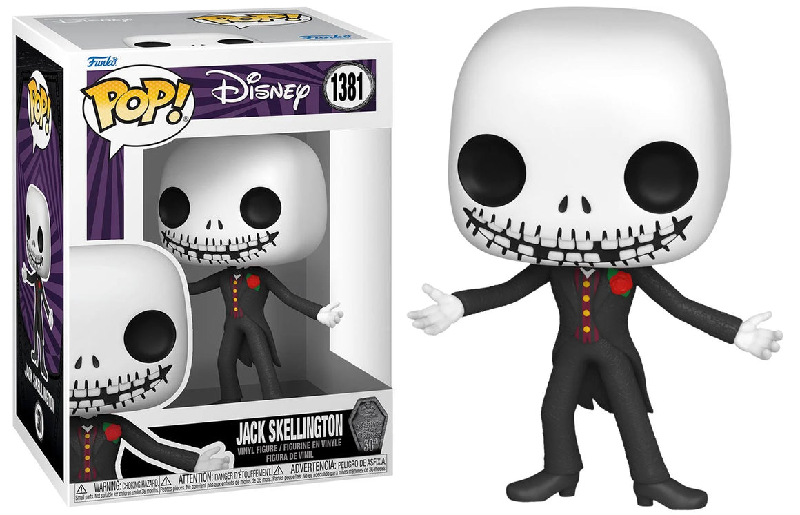 Funko Pop Vinyl Figure Jack Skellington #1381 - Nightmare Before Christmas 30th Anniversary