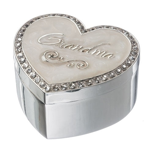 Grandma Keepsake Trinket Heart Box