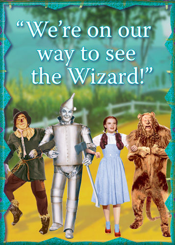 Wizard of Oz We're on our way to see the Wizard Magnet