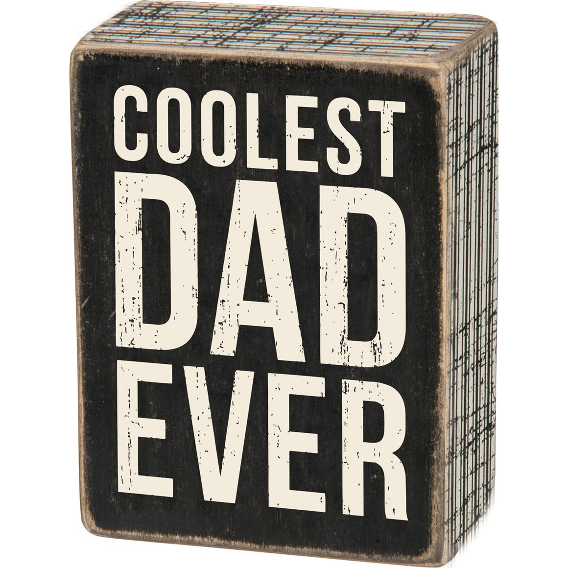 Coolest Dad Ever Box Sign