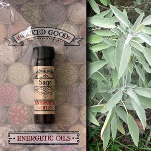 Sage ~ Wicked Good Energetic Oil (2 Dram; 7 ml)