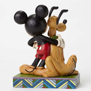Mickey and Pluto by Jim Shore Disney Traditions
