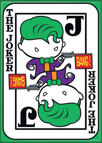 The Joker Playing Card DC Comic Magnet - Sunnyside Gift Shop