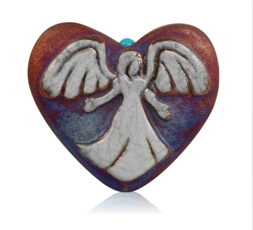 Mini Heart Pottery from Raku Pottery