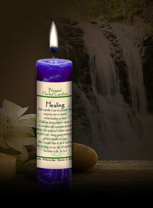 Healing ~ Blessed Herbal Candle
