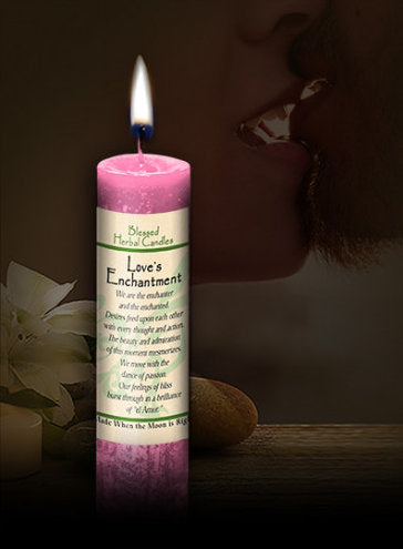 Love's Enchantment ~ Blessed Herbal Candle