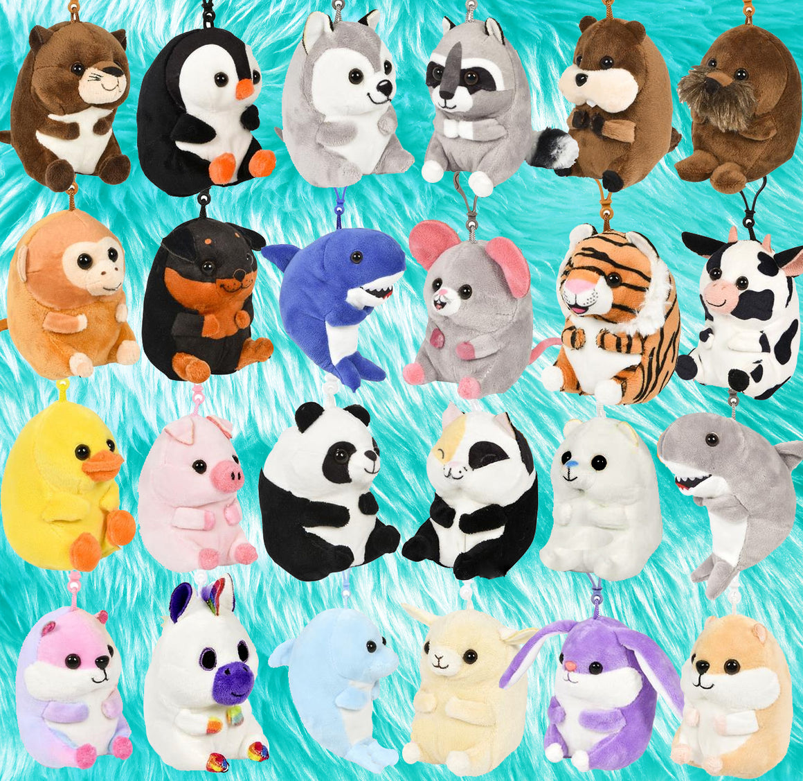 Super Cute Belly Buddy Plush with Clip