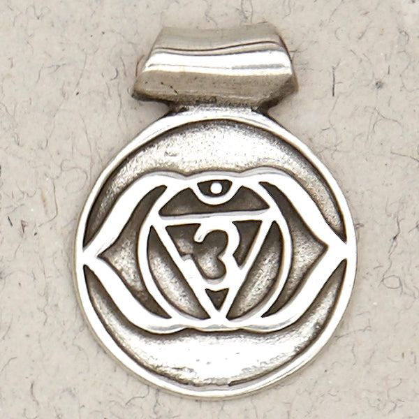 Third Eye Chakra Pewter Necklace