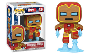 Funko Pop Vinyl Figurine Gingerbread Iron Man #934 - Marvel Holiday