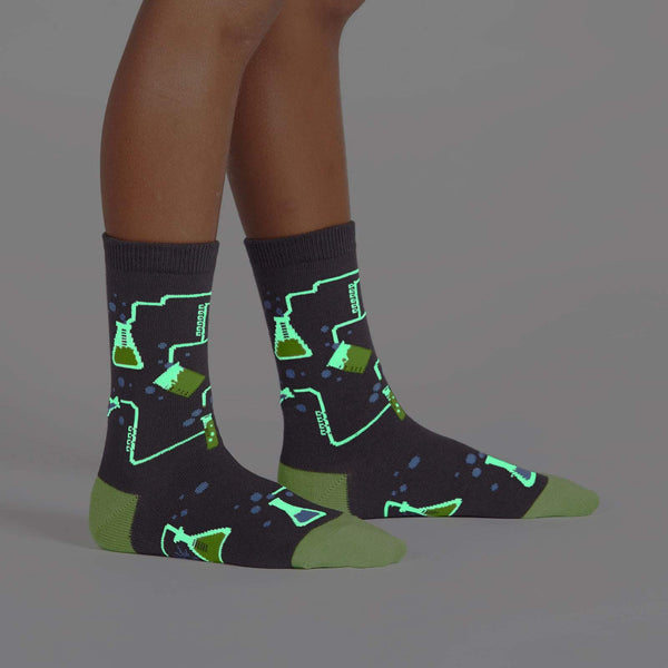 Laboratory Glow-in-the-Dark Crew Socks Svaha USA