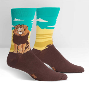 Lion "You Rule" Men's Crew Socks