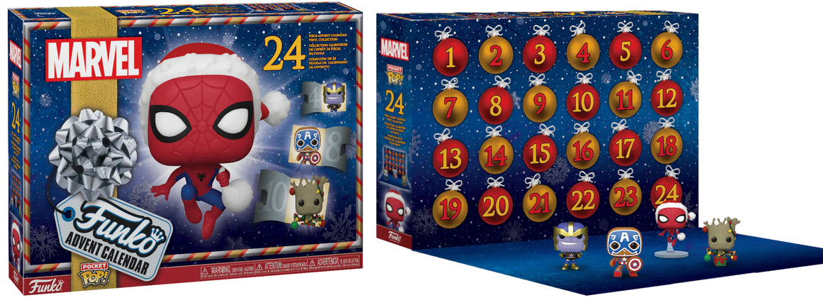 Funko! 24 Pop mini-figure Marvel Advent Calendar (2022)