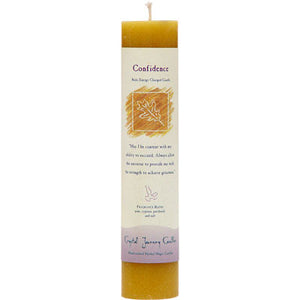Reiki Infused Pillar Candle - Confidence