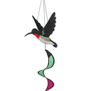 Ruby Hummingbird Wind Twister