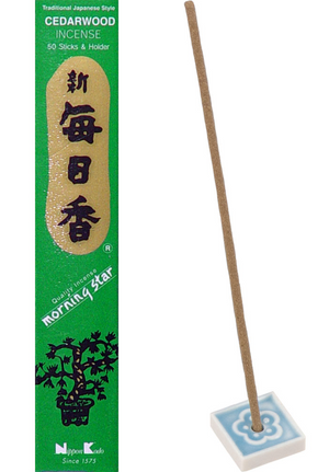 Morning Star Cedarwood Incense - 50 sticks