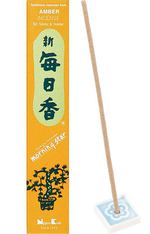 Morning Star Amber Incense - 50 sticks