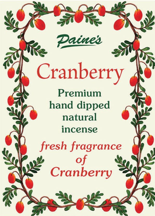 Cranberry Scented Long Stick Incense