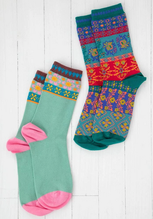 Festive Patterned Socks Set