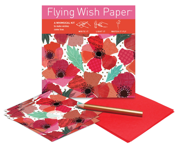 POPPIES Mini Flying Wish Paper Kit