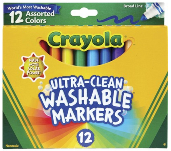 Crayola Ultra-Clean Color Max Broad Line Washable Markers