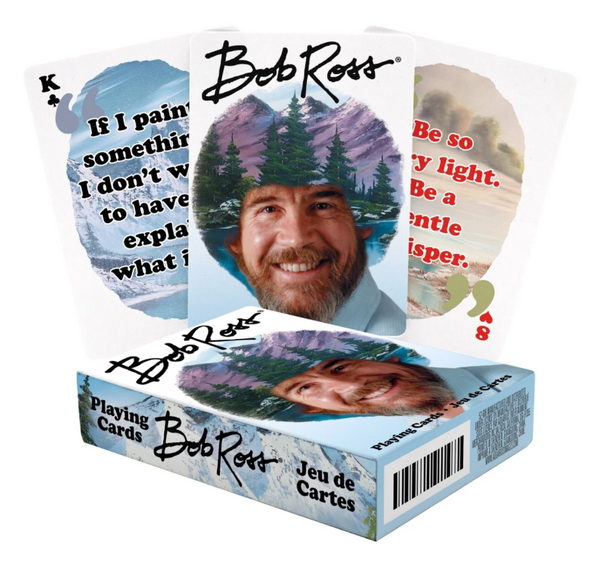 Bob Ross Quotes 2 Playing Cards - Sunnyside Gift Shop