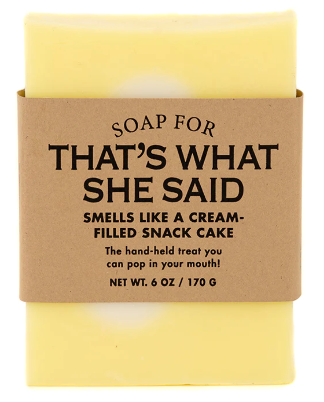 Soap for That's What She Said ~ Smells Like A Cream-Filled Snack Cake
