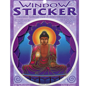Buddha Light Art Decal Window Sticker