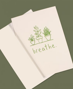 Breathe Succulent Plants Greeting Card