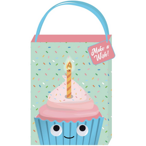 Googly Cupcake "Make a Wish" Medium Gift Bag