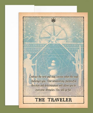 The Traveler Greeting Card