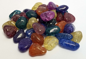5 Sparkle Quartz Nature's Treasures Tumbled Crystals (+ shipping)
