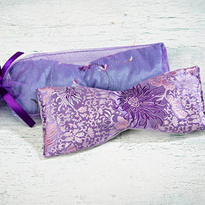 Embroidered Lavender Eye Pillow ~ Sonoma Lavender Luxury Spa Gifts