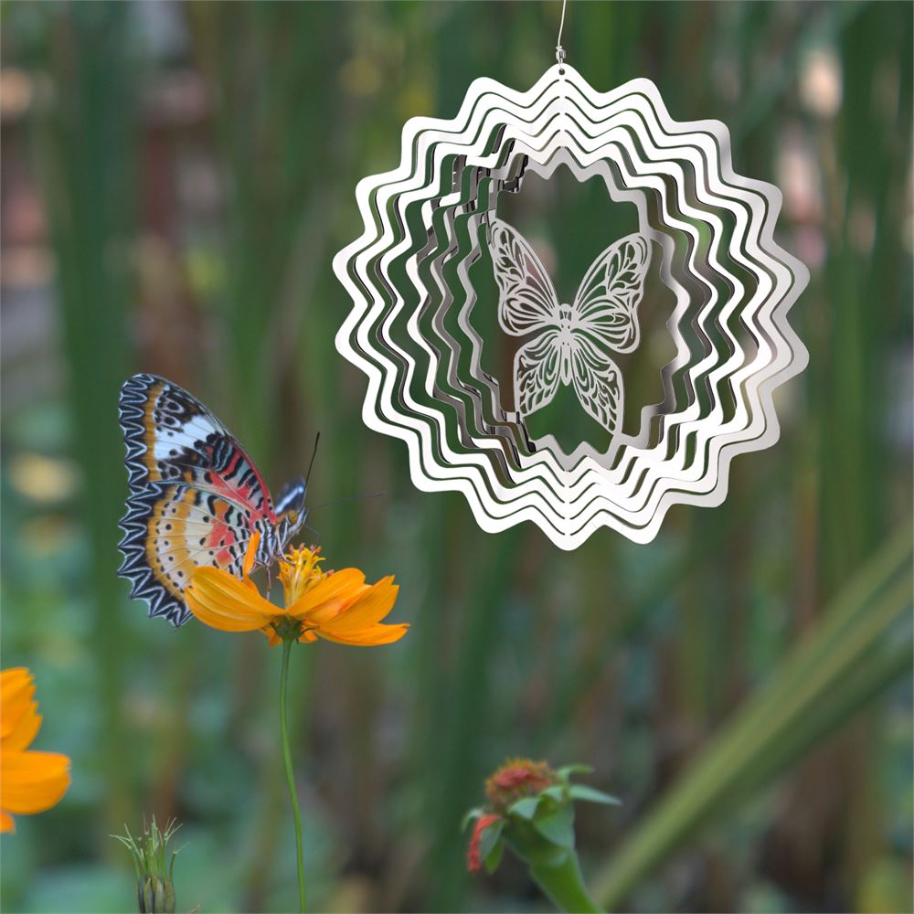Butterfly Shimmers Metal Suncatcher