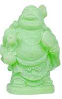 2" Green Buddha Figurine (Safe Travels, Prosperity, Love, Spiritual Journey, Happy Home, and Long Life)