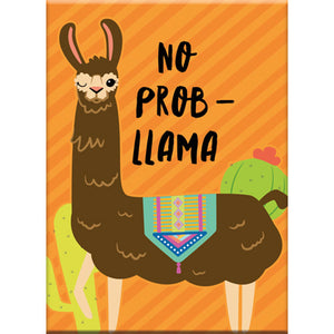 No Prob-Llama Flat Magnet