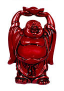2" Redstone Buddha Figurines (Safe Travels, Prosperity, Love, Spiritual Journey, Happy Home, and Long Life)