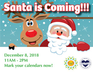 Santa Claus is coming to Sunnyside Gifts!