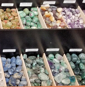 Crystals, Geodes, and Tumbled Stones