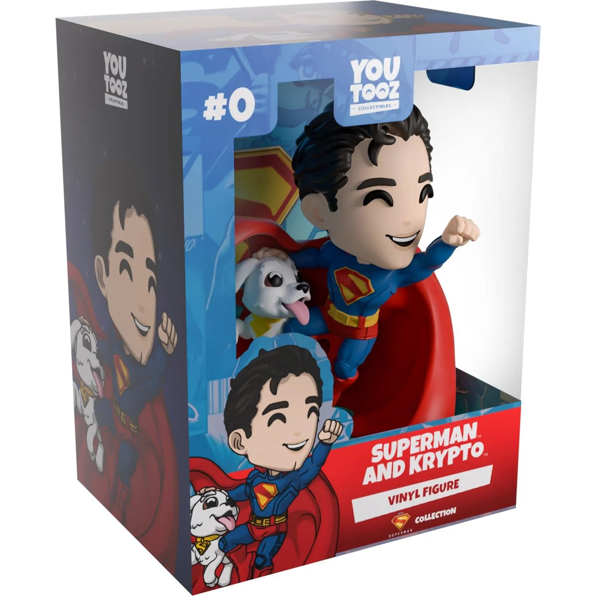 Superman Collection Superman and Krypto Vinyl Figure by Youtooz