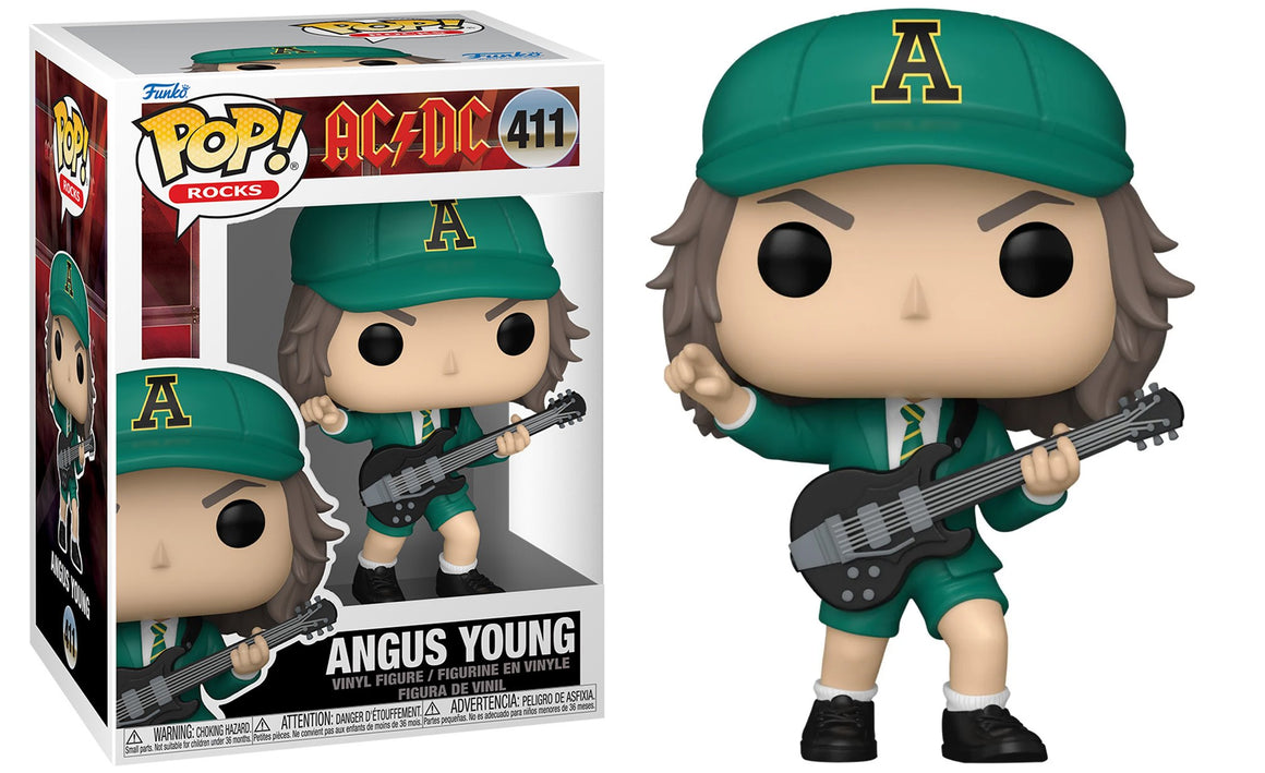 Funko Pop Vinyl Figure Angus Young Green Outfit #411 - AC/DC