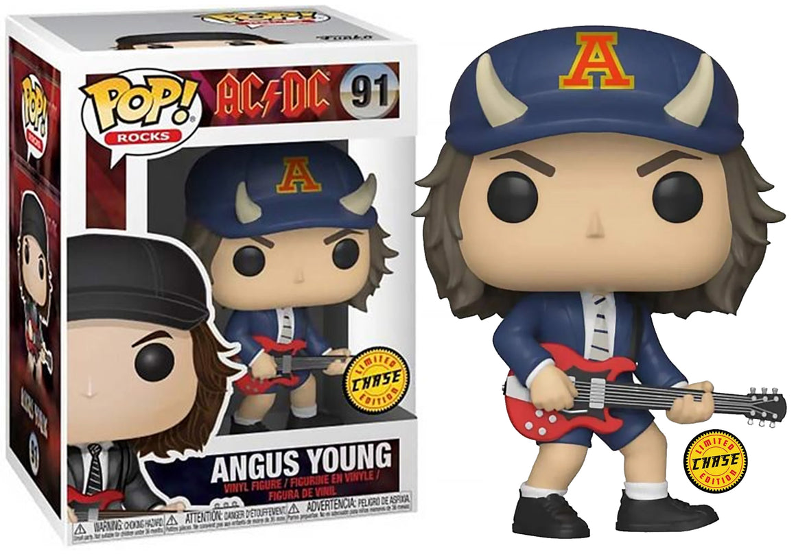 Funko Pop Vinyl Figure Chase Edition Angus Young #91 - AC/DC