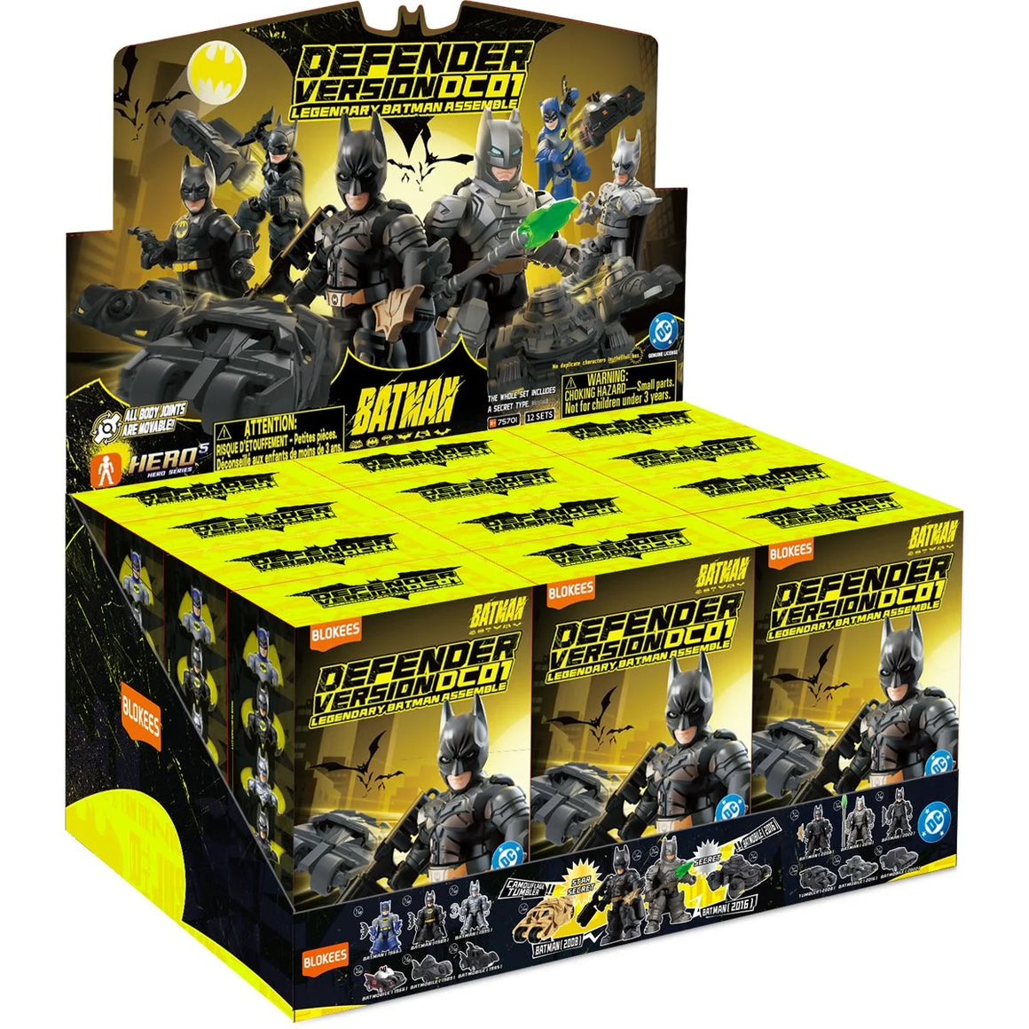 DC Defender Version 01 Legendary Batman Assemble Mini Model Kit - Blind Box