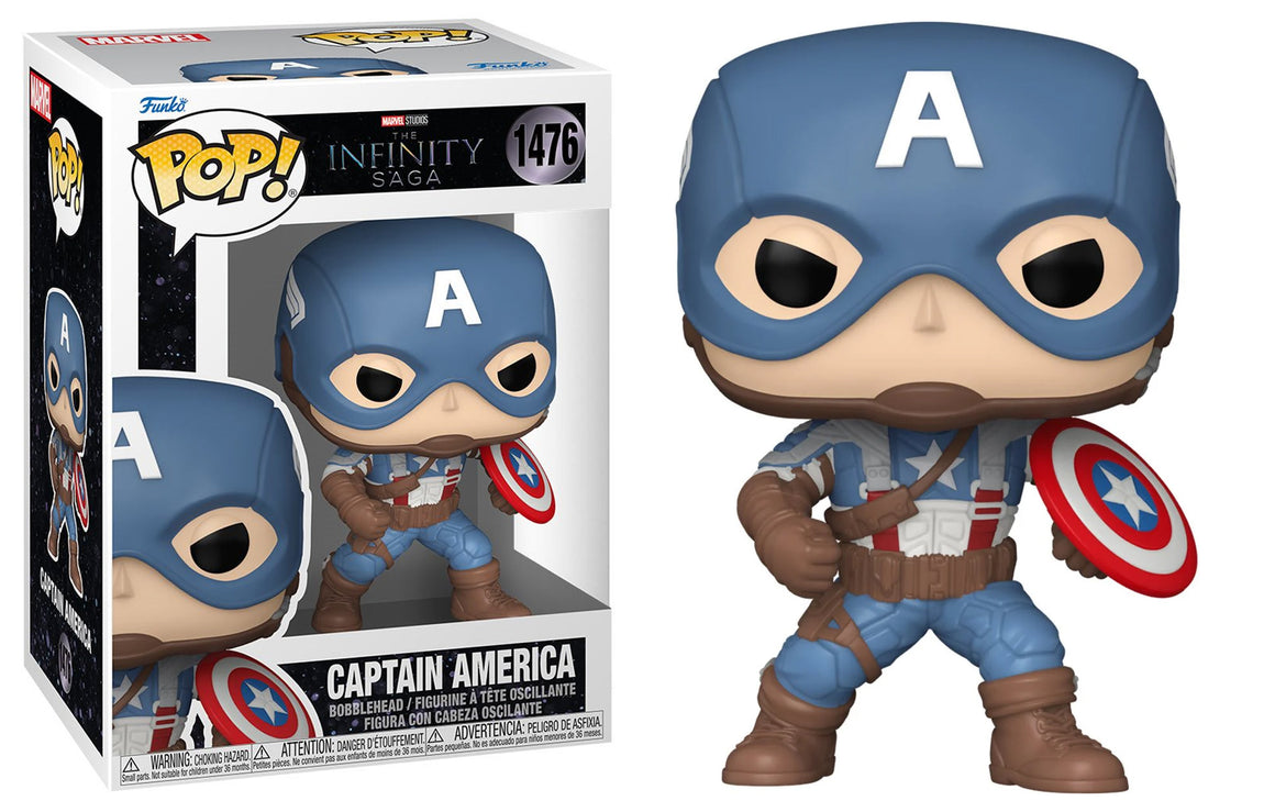 Funko Pop Vinyl Figure Captain America Infinity Saga #1476- Marvel