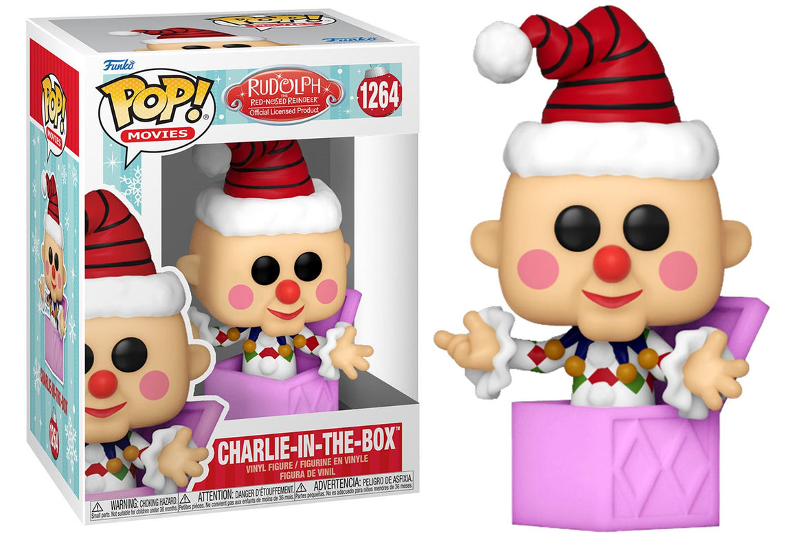 Funko Pop Vinyl Figure Charlie-In-The-Box #1264 - Rudolph The Red-Nosed Reindeer