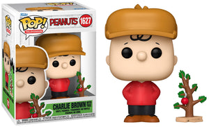 Funko Pop Vinyl Figure Charlie Brown with Christmas Tree #1627 - A Charlie Brown Christmas