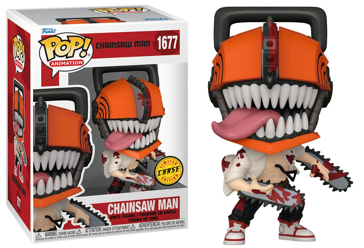 Funko Vinyl Figure Chase Edition Chainsaw Man #1677 - Chainsaw Man