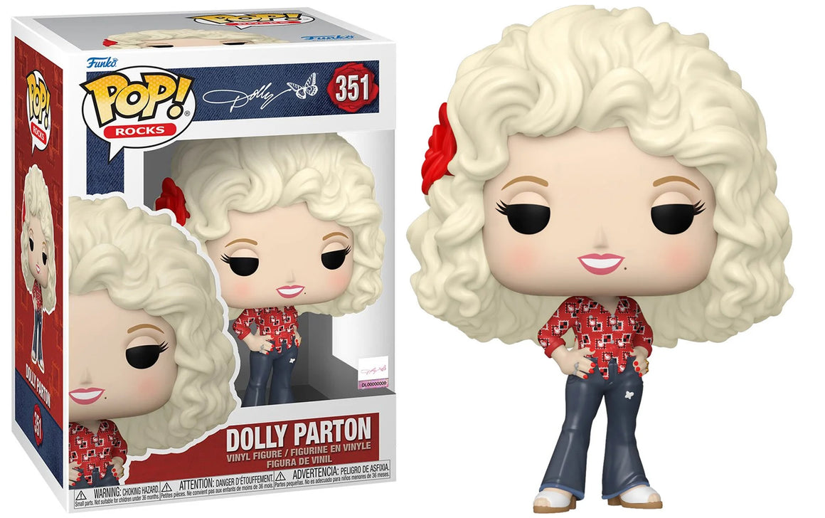 Funko Pop Vinyl Figure Dolly Parton 1977 Tour #351