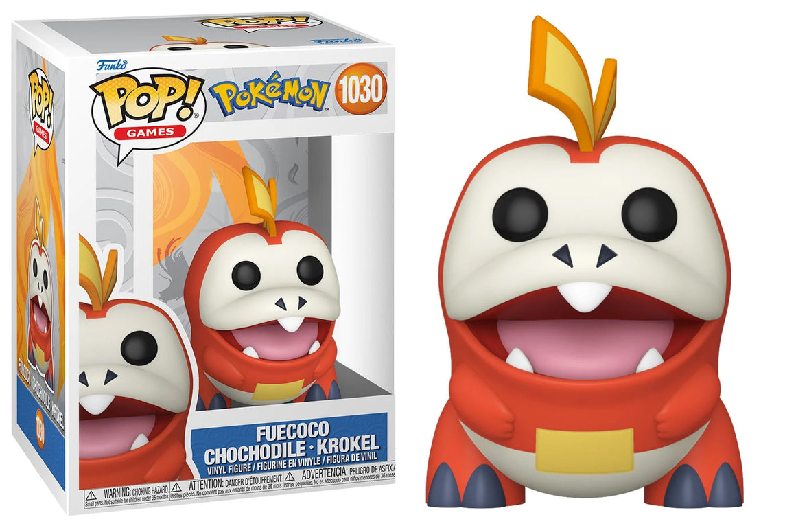 Funko Pop Vinyl Figurine Fuecoco Chochodile Krokel #1030- Pokemon