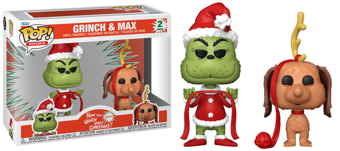 Funko Pop Vinyl Figure Grinch & Max #1677 - How The Grinch That Stole Christmas