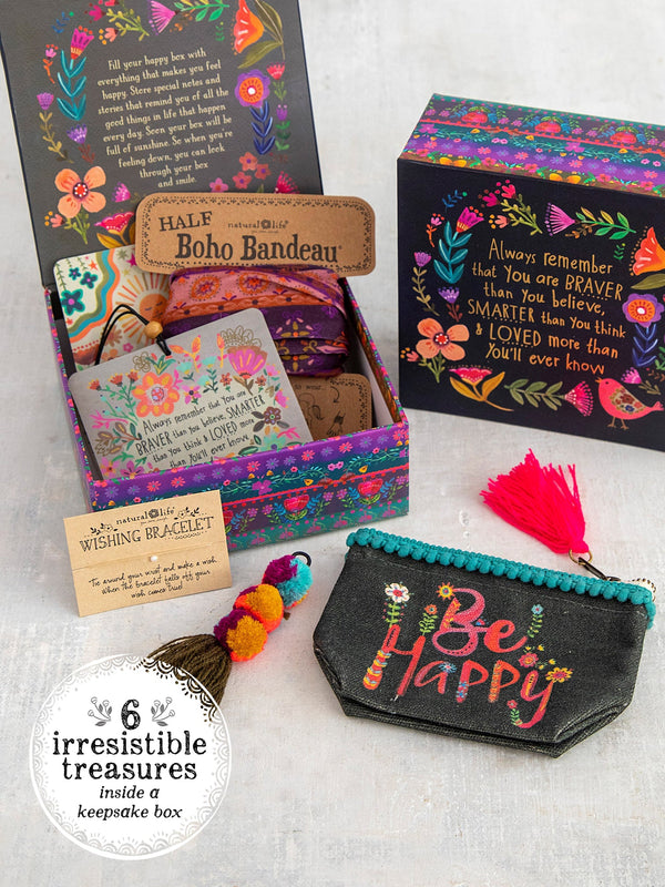 Happy Boxes & Pins - Sunnyside Gift Shop